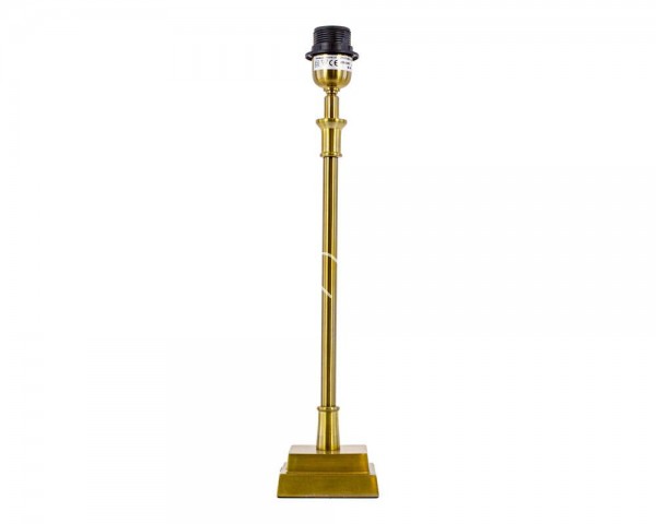 Lampe Lampenfuß Messing Modern Colmore 10x10x38 cm E27 Brass Gold