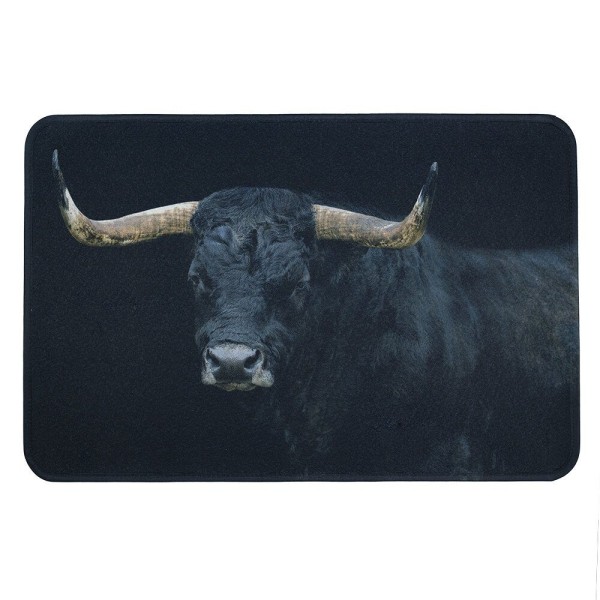 Fußmatte Stier Schwarz Läufer Eingang Mars More 75 x 50 cm