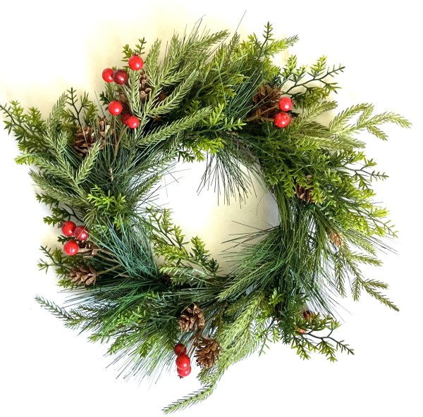 Deko Kranz Weihnachten Tannen Kiefer Mix 35 cm