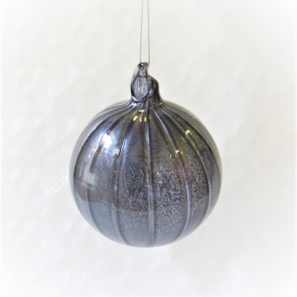 Weihnachtsbaumkugel Christbaum Hänger 5er Set Blau Kugel Glas 10 cm