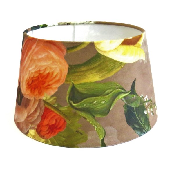 Lampenschirm Blumen Motiv 25x19x14 cm