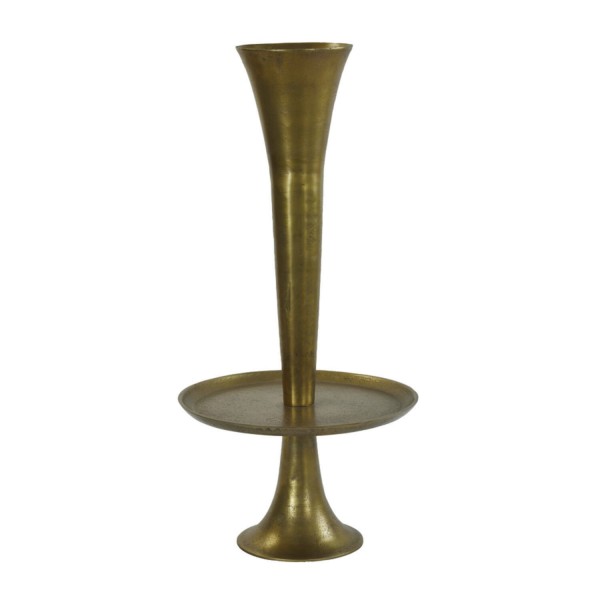 Vase mit Etagere Gold Bronze Light & Living 55 cm