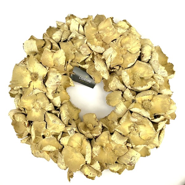 Deko Kranz Türkranz Palmblatt Gelb 45 cm