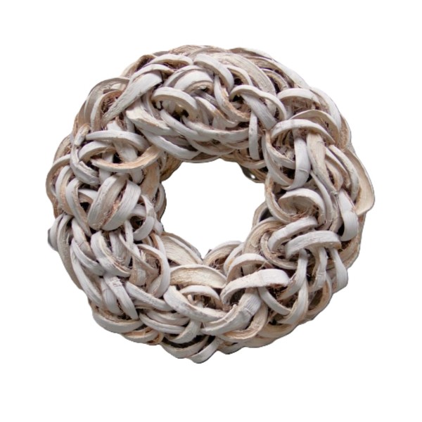 Couronne Kranz Kokos White 40 cm