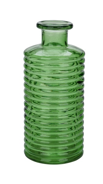 Vase Glas Grün 21 cm Tischvase
