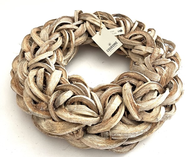 Couronne Kranz Kokos White Wash 40 cm