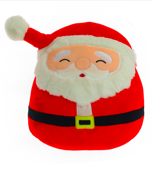 Kissen Kinder Weihnachtsmann Rot Weiß 37 cm