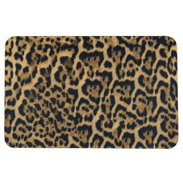 Fußmatte Leopard Läufer Teppich Mars More Modern 75 x 50 cm