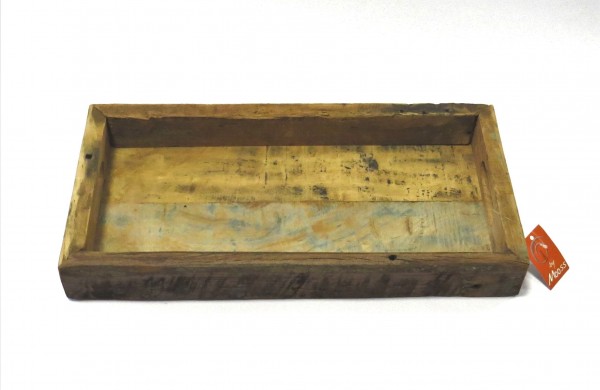 Tablett Holz Schale Untersetzer Rechteckig 50x25 cm