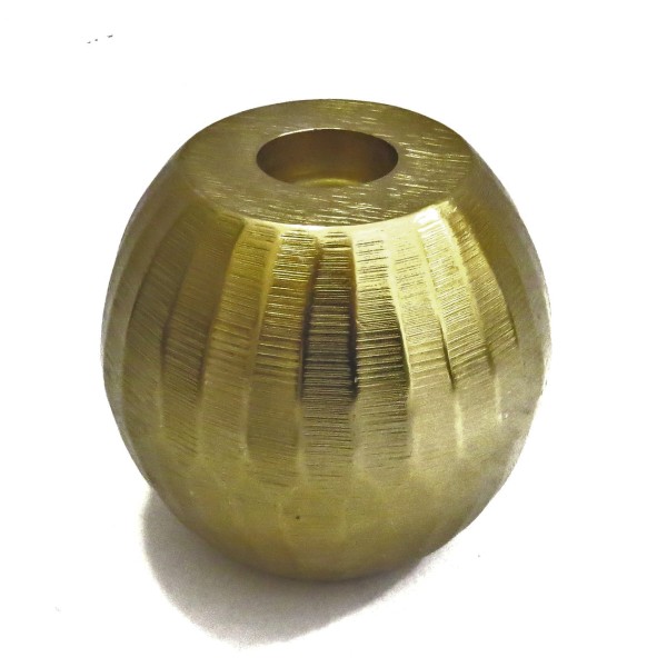 Teelichthalter Kerzenständer Gold Rund Tisch Deko Colmore Modern Metall 15 cm