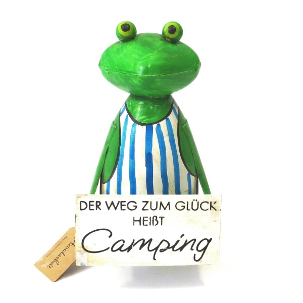 Deko Frosch Garten Camping 19 cm