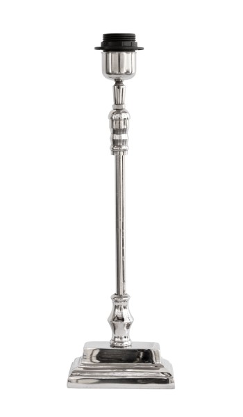 Lampe Tisch Fuß Silber Metall 50 cm