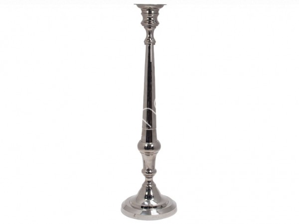 Kerzenständer Kerzenhalter XL Silber Metall Klassisch Colmore 1armig 51 cm