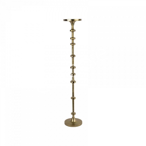 Kerzenständer Gold Klassisch Metall Stumpenkerze XL 60 cm