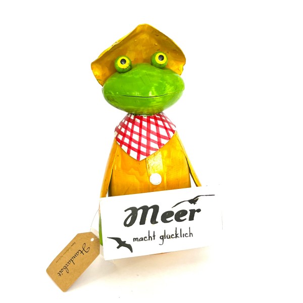 Frosch Zaunhocker Deko 22 cm
