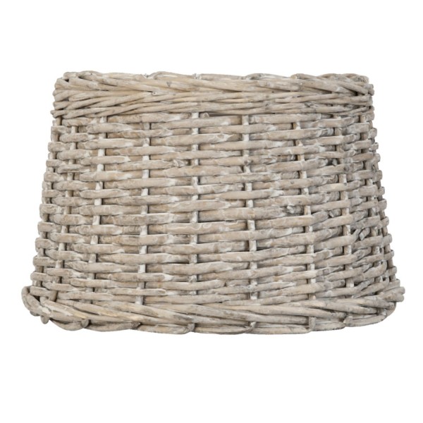 Clayre & Eef Hängelampenschirm Rattan Maritim Natur 30 x 19 cm
