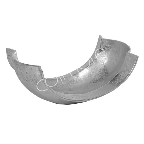 Dekoschale Silber Metall Colmore 25 cm