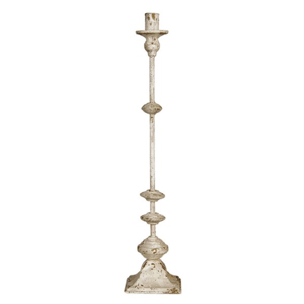 Kerzenständer Shabby Antik Metall Beige Metall Clayre & Eef 60 cm XL