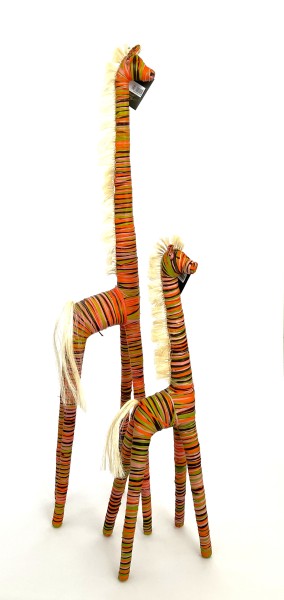 Deko Standfigur Giraffe 2er Set 112 cm
