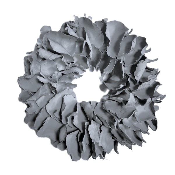 Kranz Deko Grau Klein Türkranz Naturmaterialien 25 cm