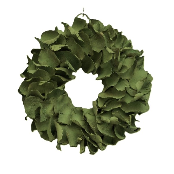 Kranz Deko Hängekranz Grün Palmbaltt 25 cm