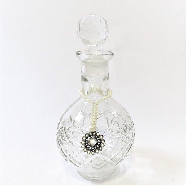 Dekoflasche Glas Flacon Parfümflasche 21*10 cm