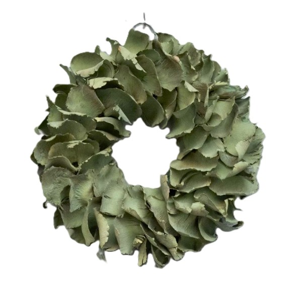 Kranz Deko Hängekranz Grün Palmbaltt 25 cm