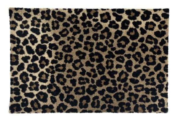 Fußmatte Teppich Läufer Leopardenmuster 75 cm
