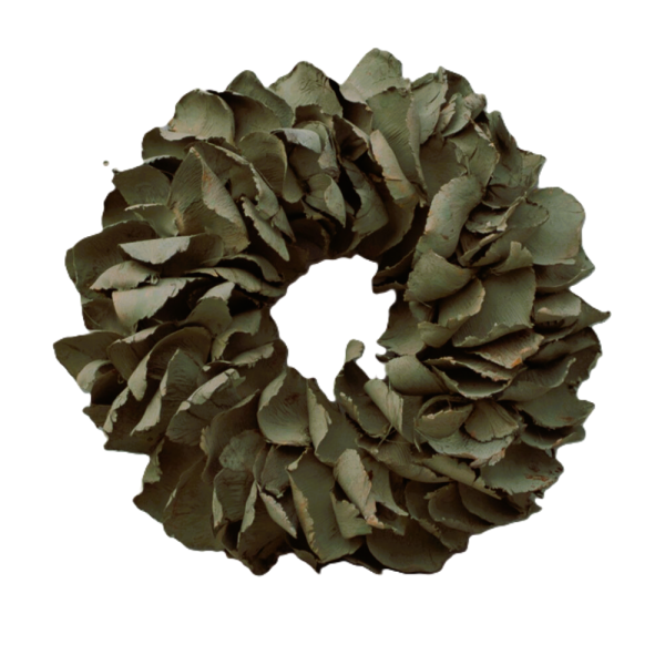 Kranz Deko Hängekranz Grün Palmbaltt 25 cm