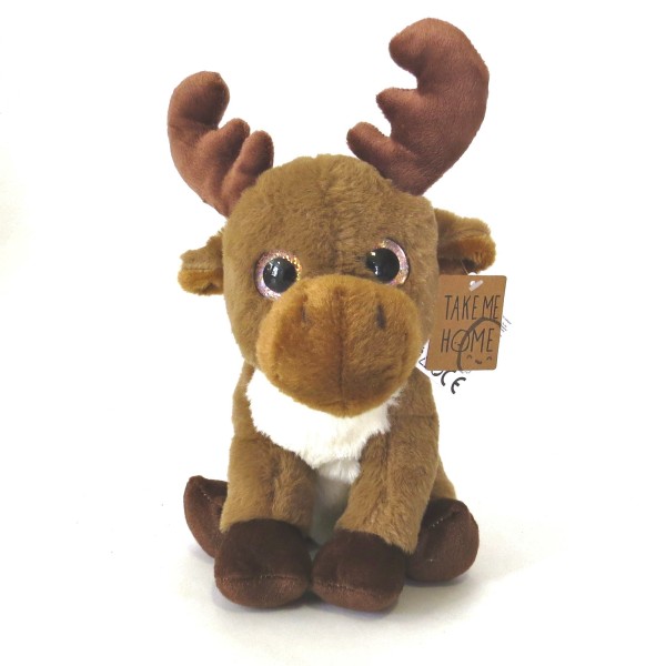 Plüsch Elch Rentier Weihnachten Kuscheltier 27 cm Weihnachten