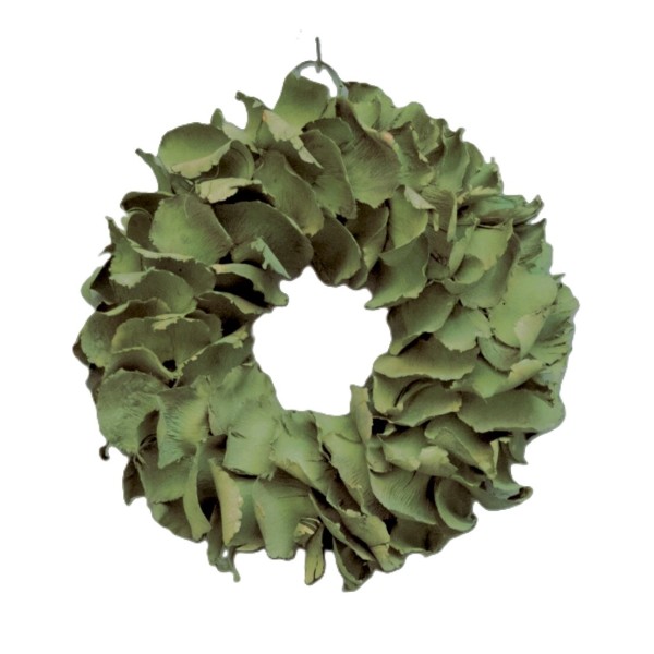 Kranz Deko Hängekranz Grün Palmbaltt 25 cm