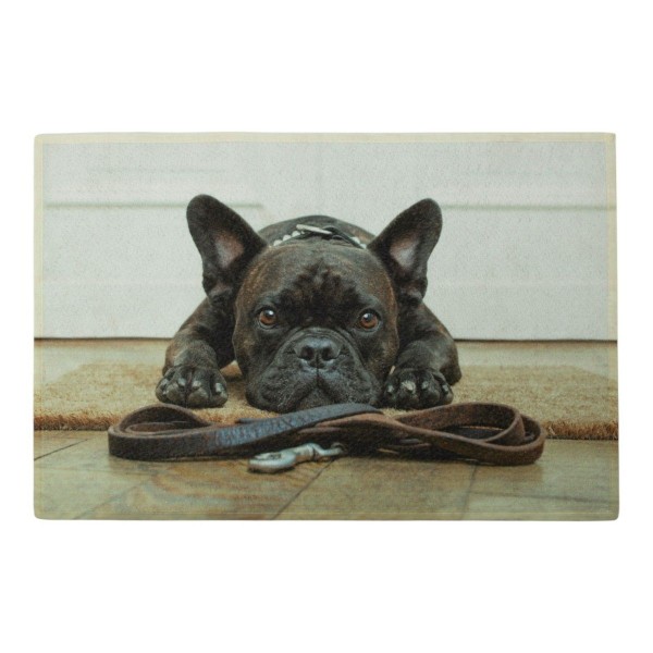 Fußmatte Türmatte Läufer Französische Bulldogge 75 x 50 cm