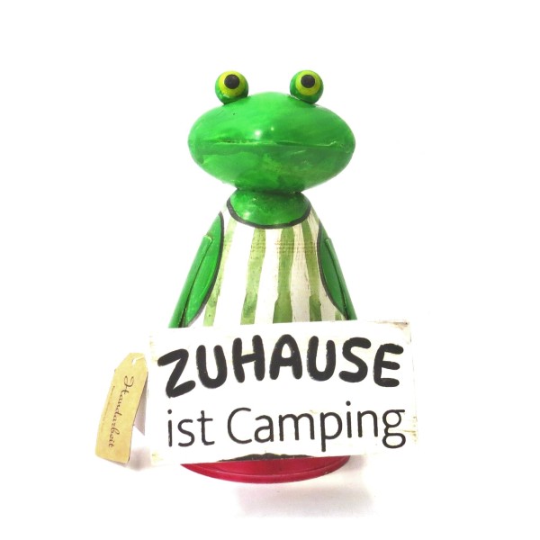 Deko Frosch Garten Camping 19 cm