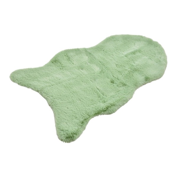 Kunstfell Mint Grün Samt 80 cm