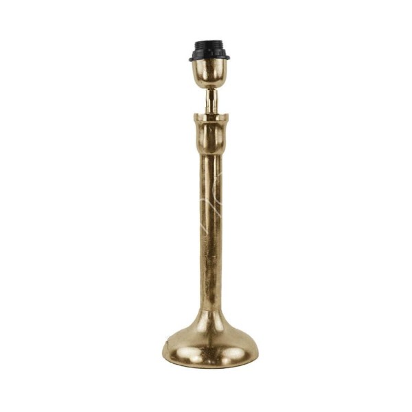 Lampe Lampenfuß Tisch Gold Metall Colmore Industrie Retro Stil 44 cm E27