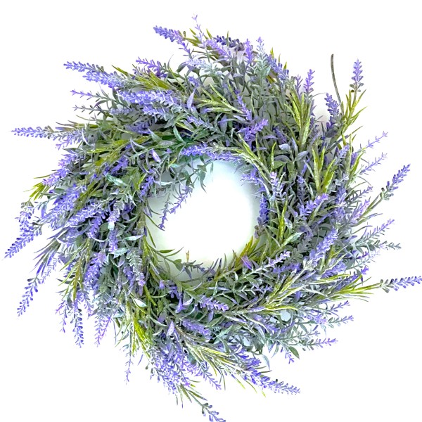 Kunstkranz Lavendel Lila 35 cm