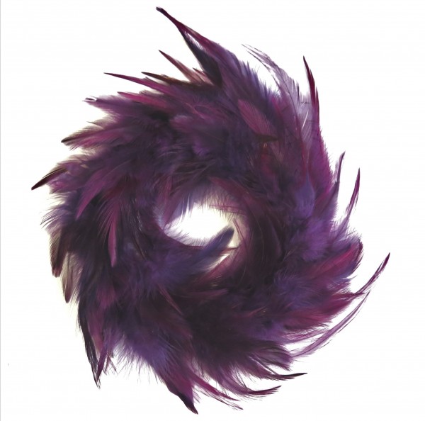 Deko Kranz Federkranz Lila Violett Ostern Deko 20 cm