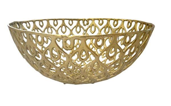 Schale Gold Groß 2te Wahl Orientalisch Deko Ornament 45 cm XL