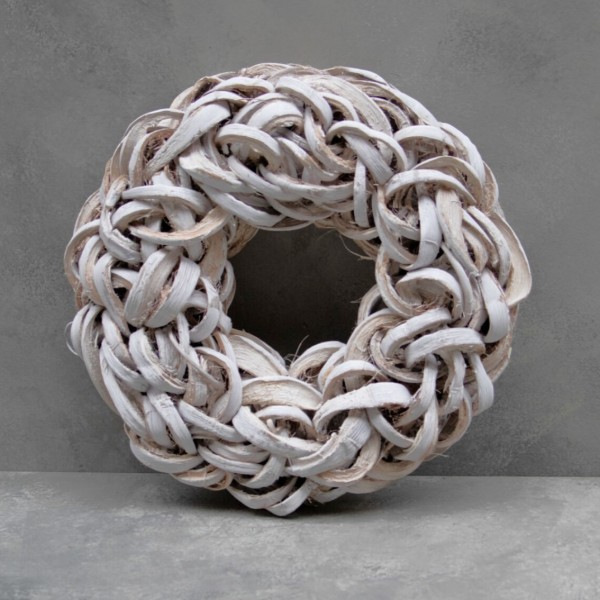 Couronne Kranz Kokos White 40 cm