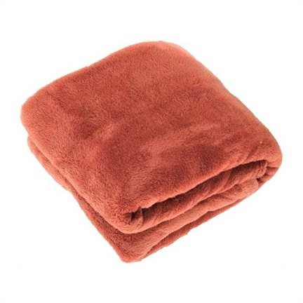 Decke Plaid Kuscheldecke 150 x 200 Beere Apricot Modern Plüsch